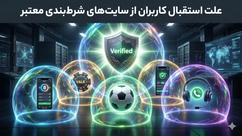 علت استقبال کاربران از سایت‌ های شرط‌ بندی معتبر